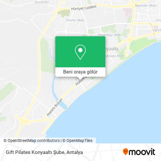 Gift Pilates Konyaaltı Şube harita
