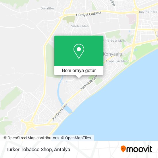 Türker Tobacco Shop harita