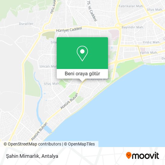 Şahin Mimarlık harita