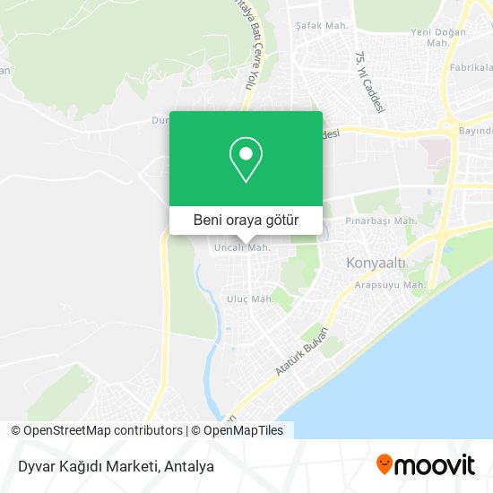Dyvar Kağıdı Marketi harita