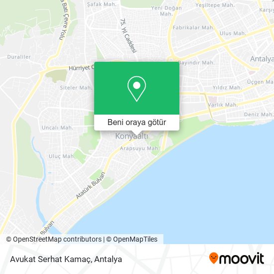 Avukat Serhat Kamaç harita