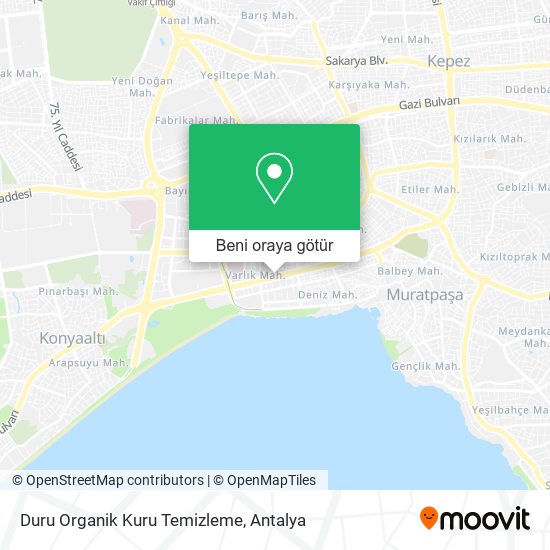 Duru Organik Kuru Temizleme harita