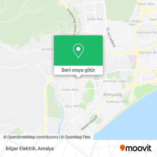 Bilger Elektrik harita