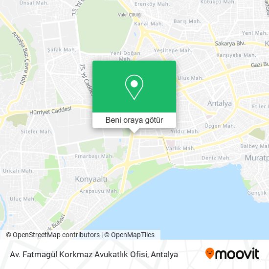 Av. Fatmagül Korkmaz Avukatlık Ofisi harita