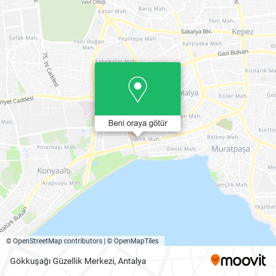Gökkuşağı Güzellik Merkezi harita