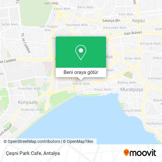 Çeşni Park Cafe harita
