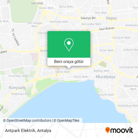 Antpark Elektrik harita