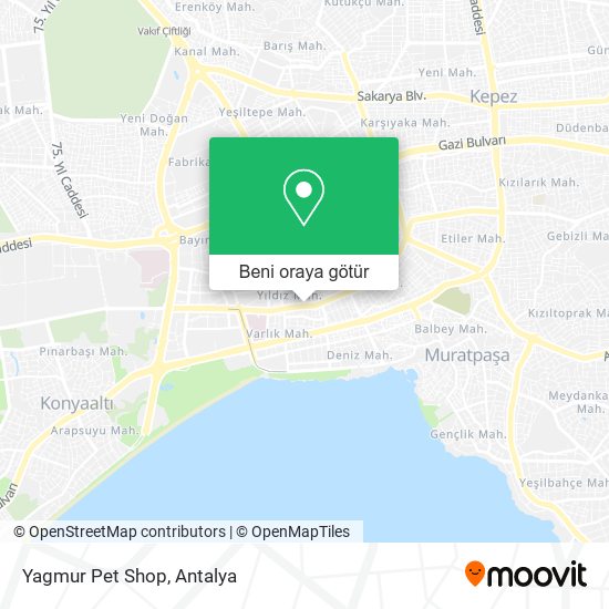 Yagmur Pet Shop harita