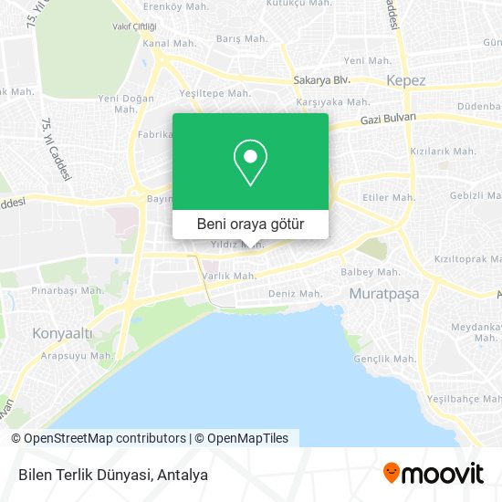 Bilen Terlik Dünyasi harita