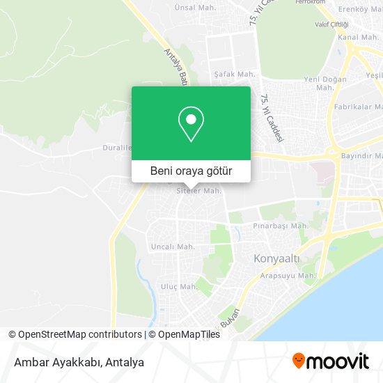 Ambar Ayakkabı harita