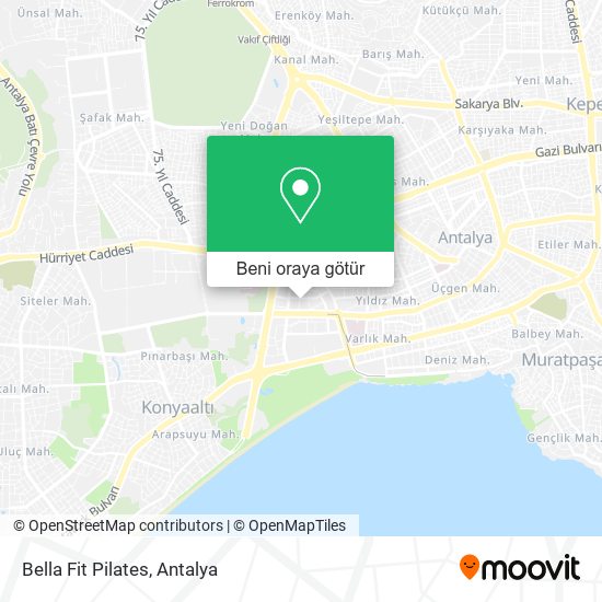 Bella Fit Pilates harita