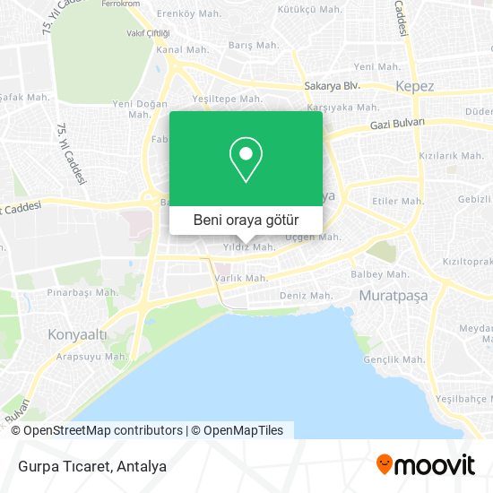 Gurpa Tıcaret harita
