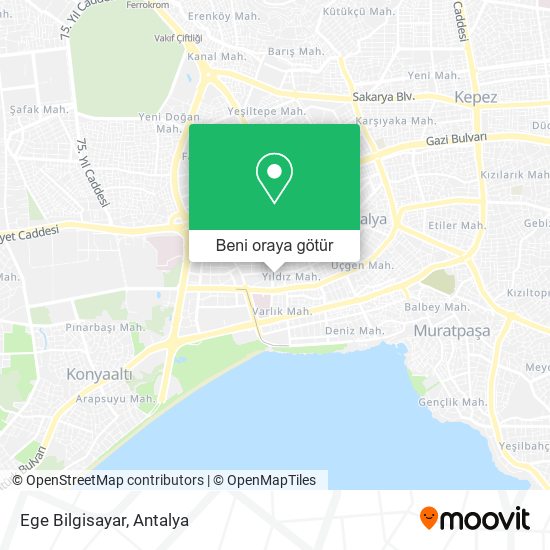 Ege Bilgisayar harita