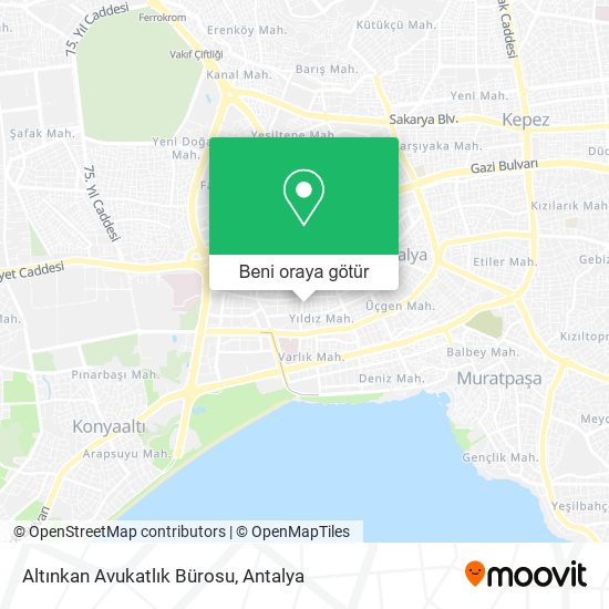 Altınkan Avukatlık Bürosu harita