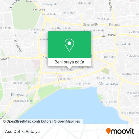 Asu Optık harita