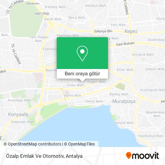 Özalp Emlak Ve Otomotiv harita