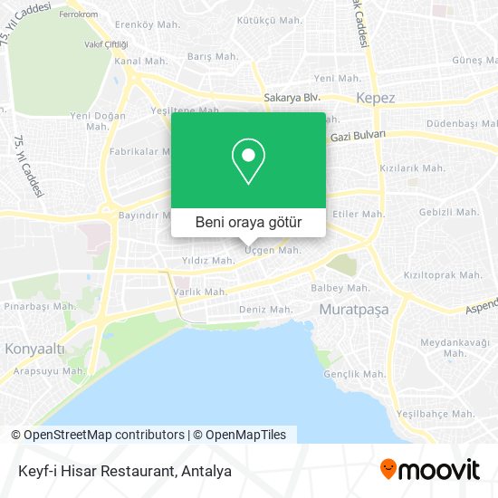 Keyf-i Hisar Restaurant harita