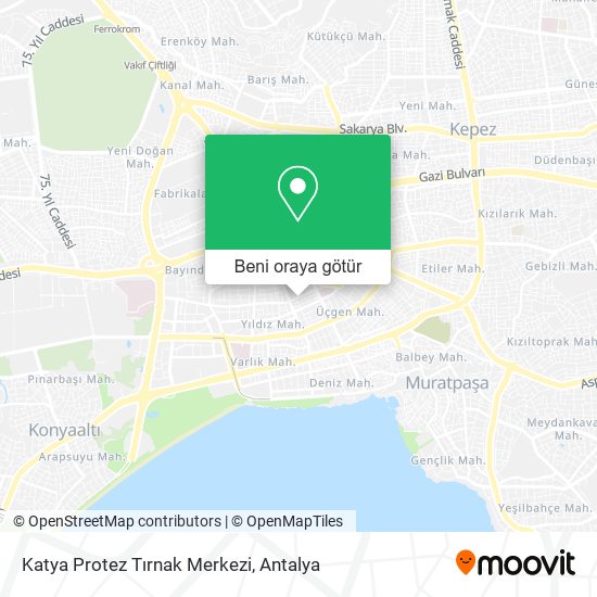 Katya Protez Tırnak Merkezi harita