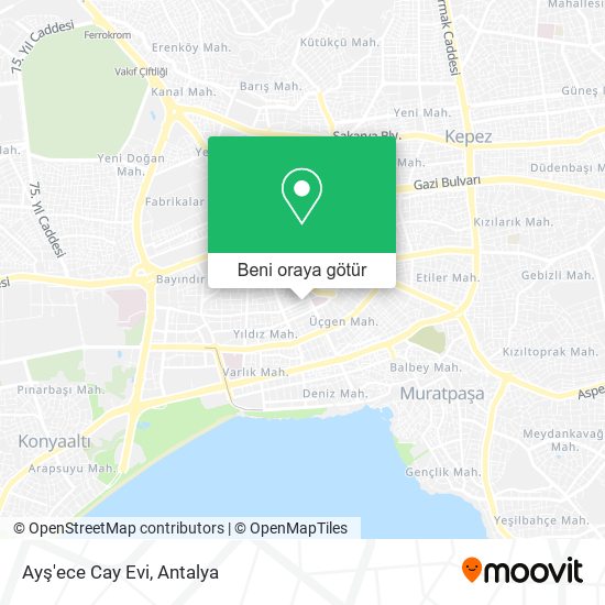 Ayş'ece Cay Evi harita