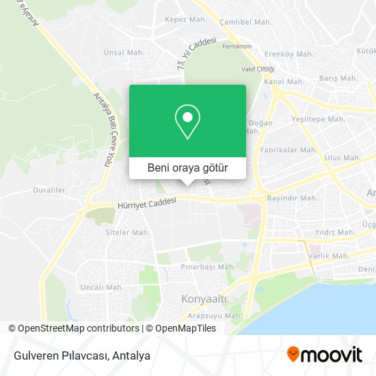 Gulveren Pılavcası harita