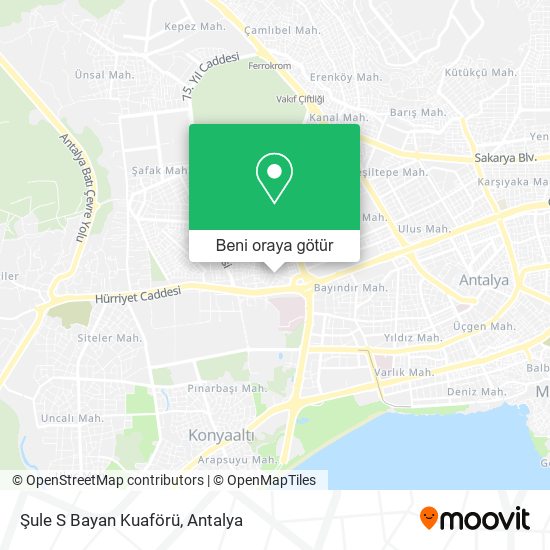 Şule S Bayan Kuaförü harita