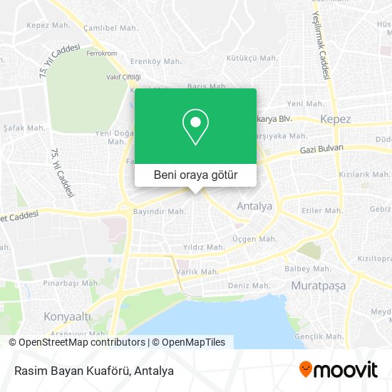 Rasim Bayan Kuaförü harita