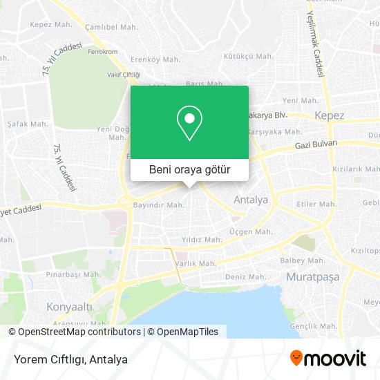 Yorem Cıftlıgı harita