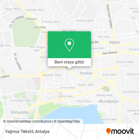 Yağmur Tekstil harita