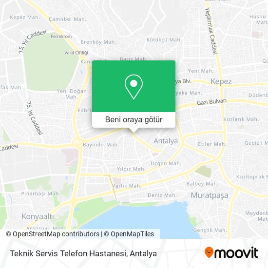Teknik Servis Telefon Hastanesi harita