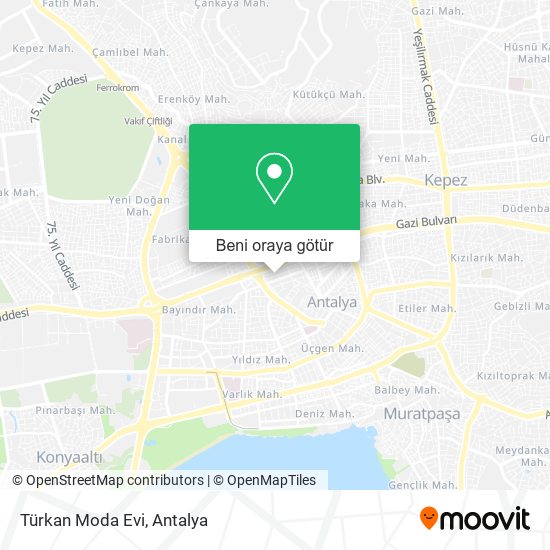 Türkan Moda Evi harita