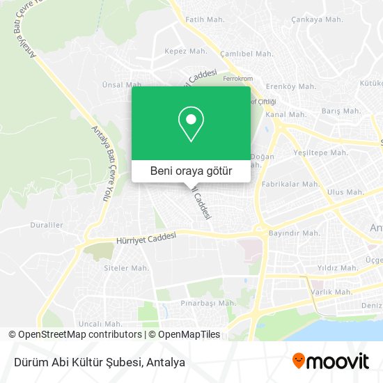 Dürüm Abi Kültür Şubesi harita