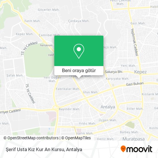 Şerif Usta Kız Kur An Kursu harita