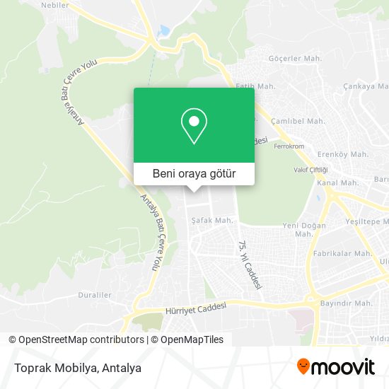 Toprak Mobilya harita