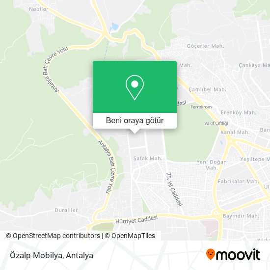 Özalp Mobilya harita