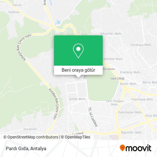 Pardı Gıda harita