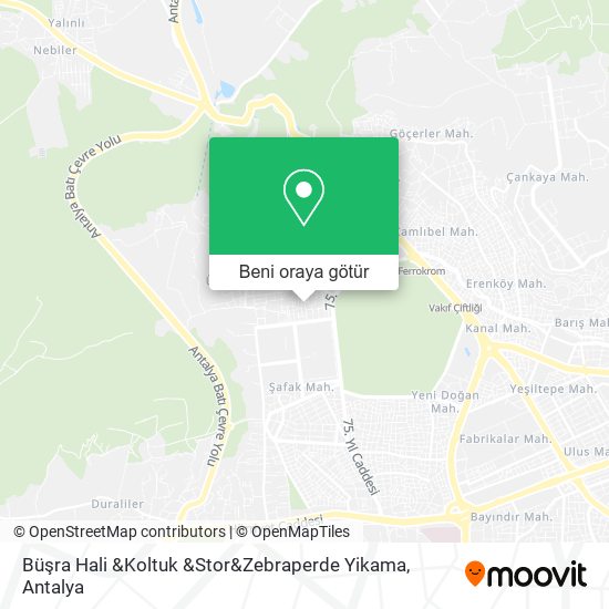 Büşra Hali &Koltuk &Stor&Zebraperde Yikama harita
