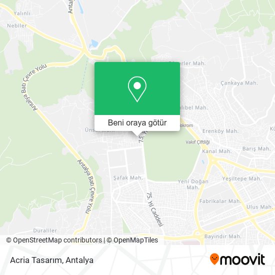 Acria Tasarım harita