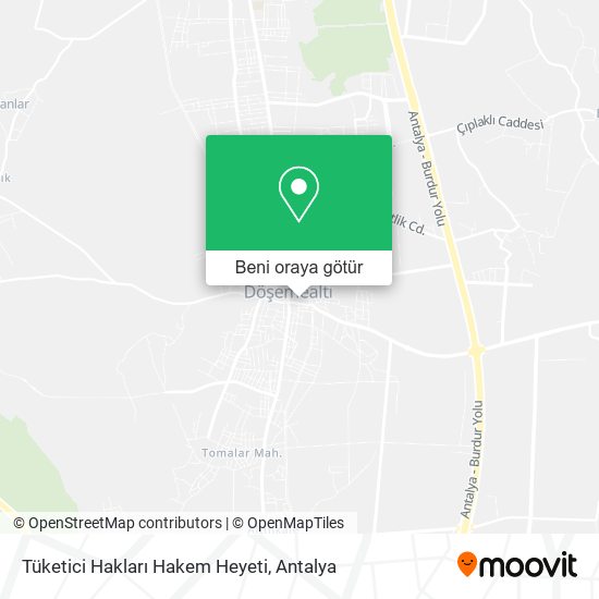Tüketici Hakları Hakem Heyeti harita