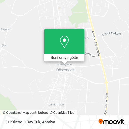Oz Kılıcoglu Day Tuk harita