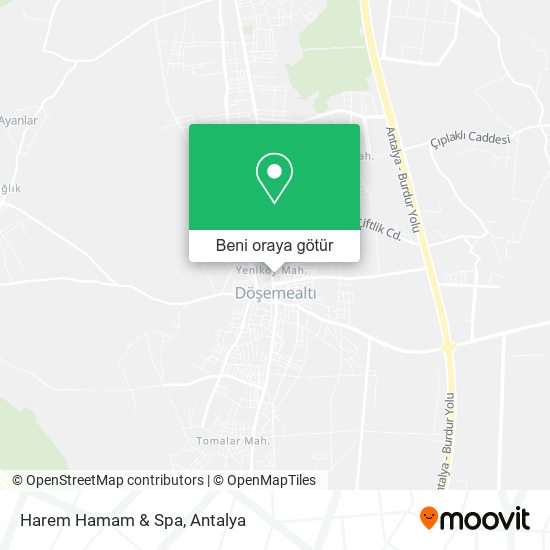 Harem Hamam & Spa harita