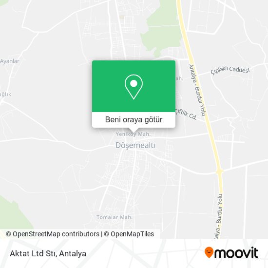 Aktat Ltd Stı harita