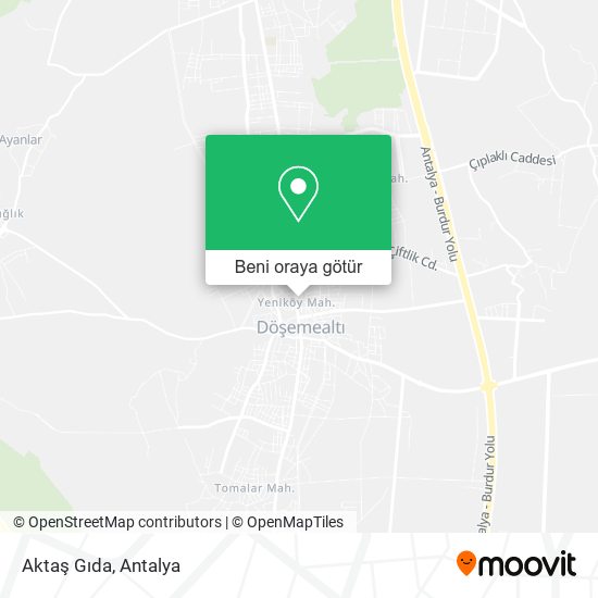 Aktaş Gıda harita