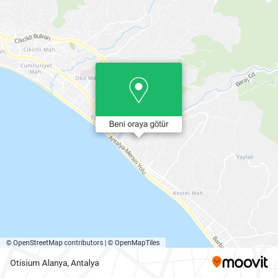 Otisium Alanya harita