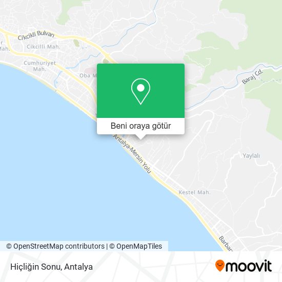 Hiçliğin Sonu harita