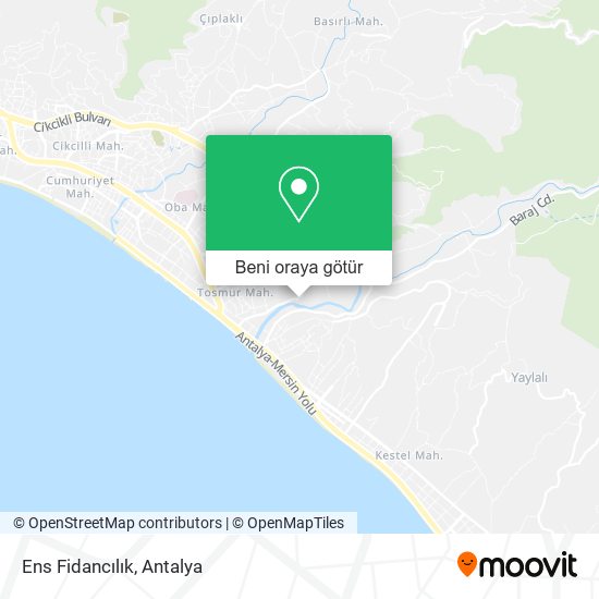 Ens Fidancılık harita