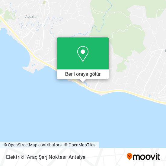Elektrikli Araç Şarj Noktası harita