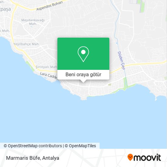 Marmaris Büfe harita