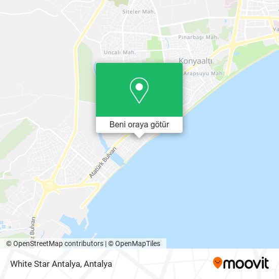 White Star Antalya harita