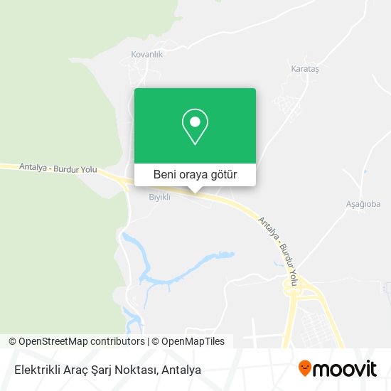 Elektrikli Araç Şarj Noktası harita