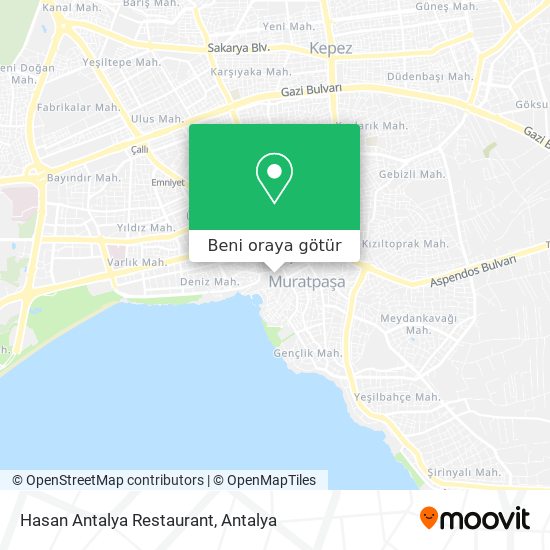 Hasan Antalya Restaurant harita